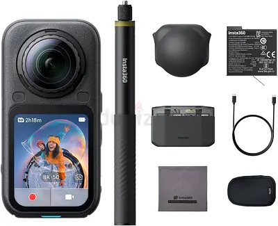 Insta360 X6 Essentials Bundle Black - 8K 360 Camera