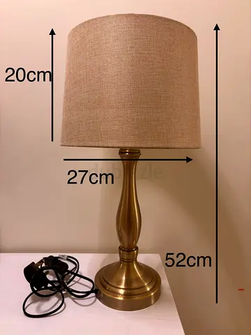 Home Box Large Metal Table Lamp