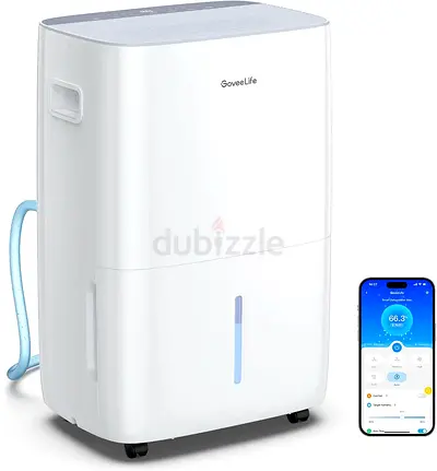 GoveeLife Dehumidifier for Home 4,500 Sq.Ft, 50 to 137 Pint Smart Auto Humidity Control, Drain Hose,