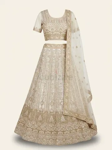 Breathtaking Gold Bridal Lehenga - Premium Quality