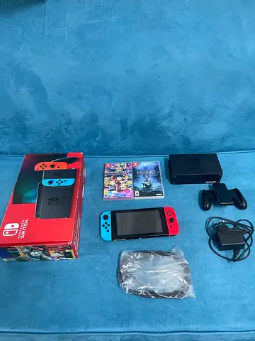 Nintendo switch with 2 games new