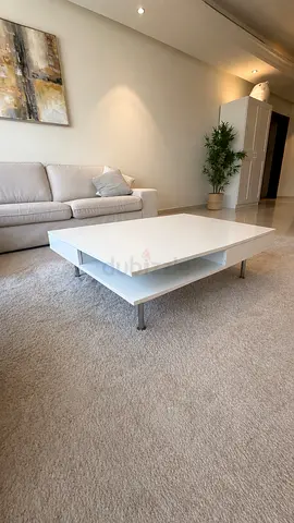 Ikea Coffee Table, Glossy White