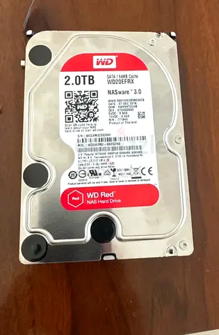 WD Red 2TB NAS HDD (WD20EFRX) - Good Working Condition (2 HDDS)