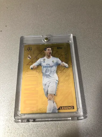 Cristiano Ronaldo Gold Edge Edition Football Trading Card (Protected Sleeve) can be negotiated