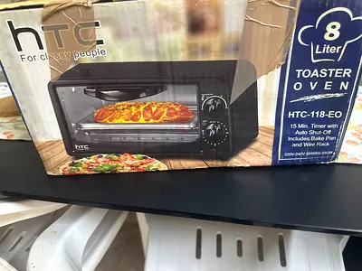 HTC 8-Litre Toaster Oven - Compact Countertop Oven (Used)