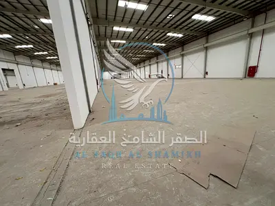 **Warehouse for rent in Al Sajaa Industrial Area | 138,000 sq ft | 70KW electricity | Spacious yard |**