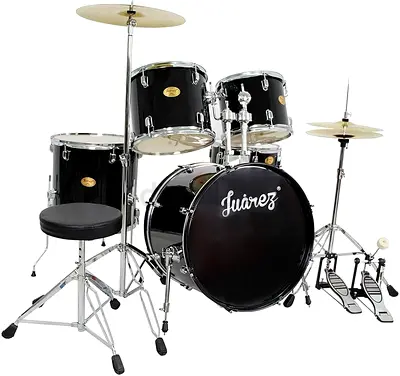 JUAREZ Obra Full Size 5-Piece Adult Acoustic Drum Set JRD500/BK