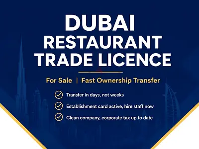 Restaurant Trade Licence for Sale (Dubai Mainland), Fast Sale