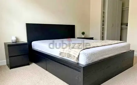 IKEA  Queen Size Bed + 2 Storage Drawers + Mattress