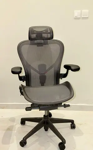Selling for for Herman Miller Remastered Aeron Chair Type C With Headrest