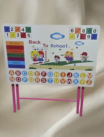 Used Kids Educational Whiteboard / Study Board with Stand