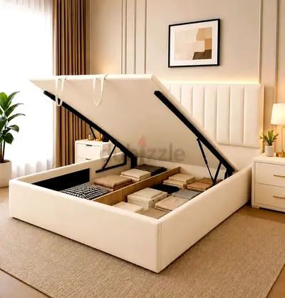 Brand-new King size Hydrolic Storage bed With Mattress available