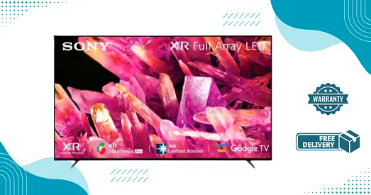 Sony 75 Inch X90K BRAVIA XR 120Hz 4K HDR Full Array Smart TV 75X90K