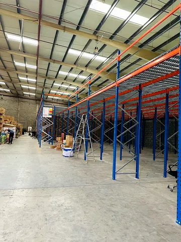 PALLET RACKING, SHELVING, MEZZANINE FLOOR