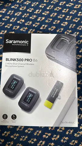 Saramonic Blink 500 Pro B6 2-Person Digital Wireless Omni Lavalier Microphone System for USB Type-C