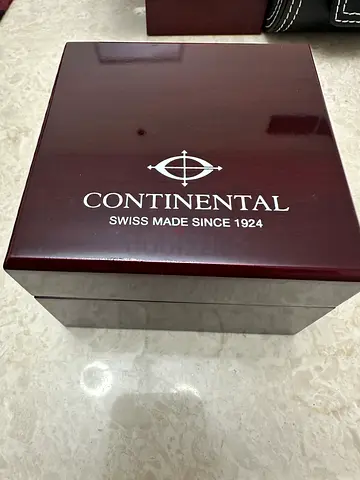 Continental Swiss Watch Presentation Box (wooden) - Good Condition