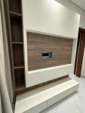 Custom TV Wall Unit / Entertainment Center – Excellent Condition