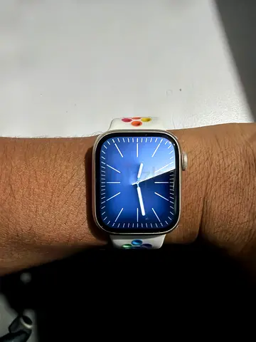 Apple Watch Series 9  41mm (Silver Aluminum) with Pride Sport Band - Good Condition