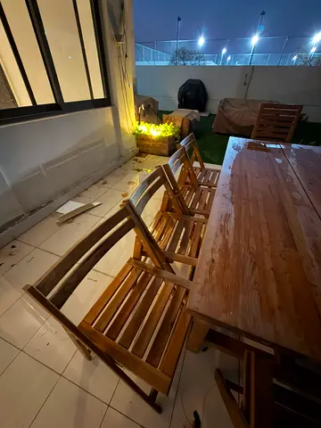 Outside table