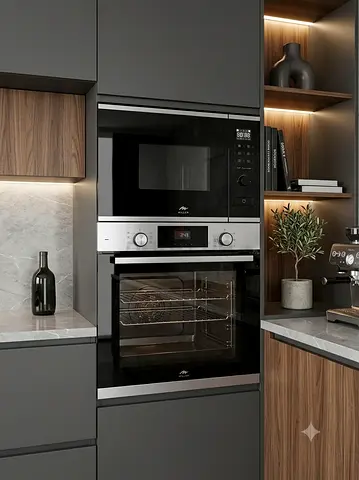 MILLEN Built-in Microwave & Electric Oven Set – 60cm | Excellent Condition | Modern Design