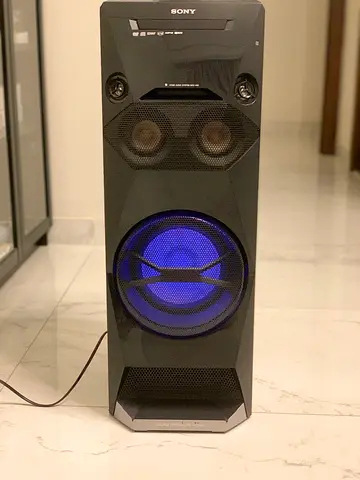 Sony High-Power Floorstanding Speaker with LED Light - Good Condition