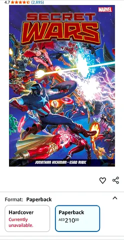 Brand new secret wars 312 page comic book
