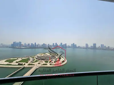 اربع غرف ماستر مع بلكون وتراس وخزائن في الحائط وغرفة خادمة , تكييف مجاني وباركن مجاني وشهر مع جيم ومسبح وكيدز ايريا مجانا