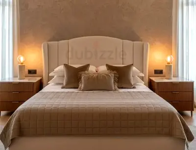 Modern Dezine Luxury King size 180x200 Bed with spring mattress available