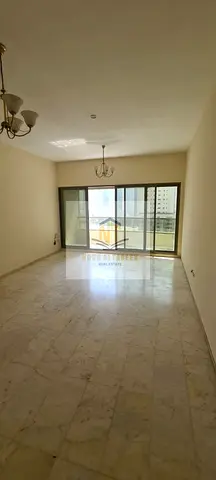 No commission and one month free: Apartment for rent in Al Taawun. It features two bedrooms (includ