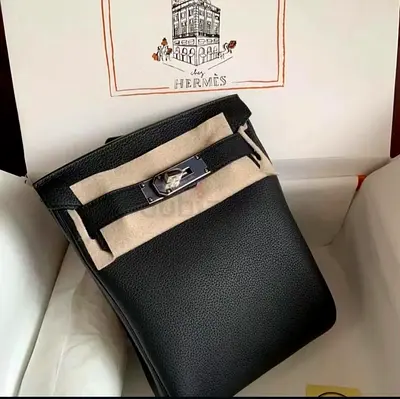 Hermes HAC a dos leather bag