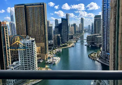 High Floor | Marina & Water Views | Elegant 1BR
