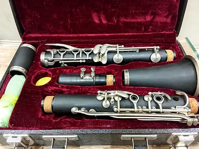 Wood Clarinet with Carry Case + Accessories (B-flat)
