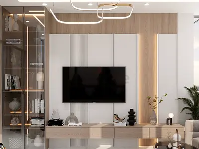 Quiet Luxury | Modern TV Wall — Dubai