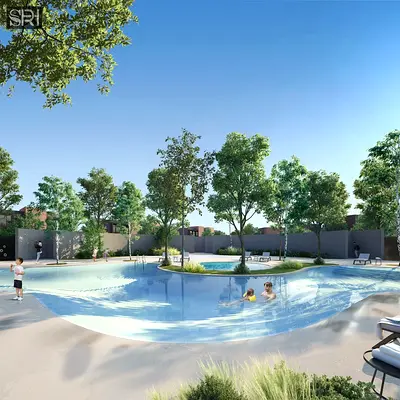 • Gated community with 24/7 security • Swimming pools & fitness center • Cycling & jogging tracks through green spaces • Children’s play areas & adven