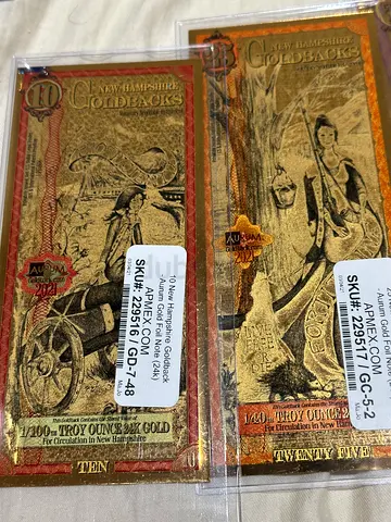 2021 South Carolina Gold Back 2.83g Foil Set