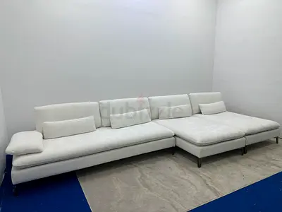 As perfect condition rochebobois white couch