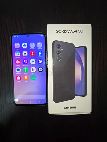 Samsung Galaxy A54 5G with Box 6Gb Ram 128Gb Storage 1physical 1esim condition 10/9.5