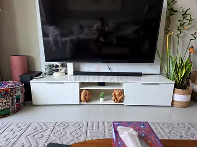 White TV unit IKEA
