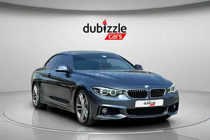 AED 1057/month | 2018 BMW 4-Series 420i Convertible | GCC Specs | Ref#513328