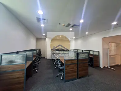 A/C free, luxurious office for rent at prime location@1855sqft