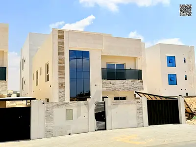 Exceptional opportunity in Al Amerah – Ajman | Ready-to-move-in villa with high-end hotel finishes and spacious interiors, central air conditioning, a