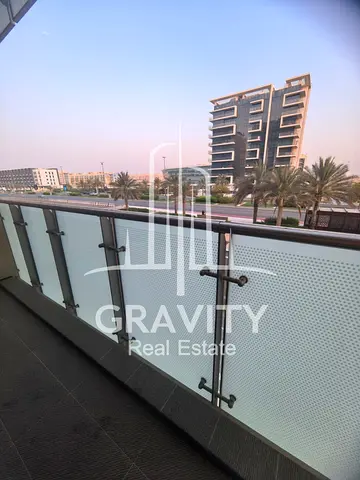 Spacious 2BR Apartment | Al Raha Beach | Balcony
