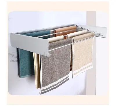 Wall Mounted Drying Rack, Collapsible Clothes Rack for Laundry