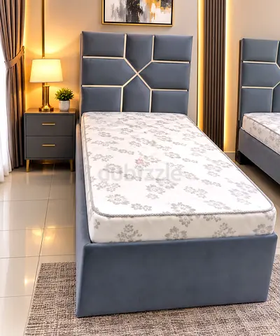 Single Bed With Mattress New For Sale
