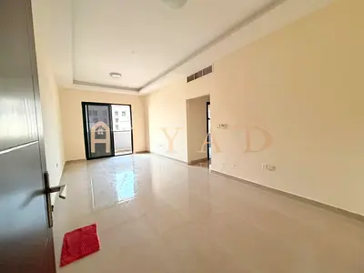 Annual rent: 2BR Al Jurf 3, 3 baths, 2 balconies, central AC, flexible payments, great finish, prime location near services.