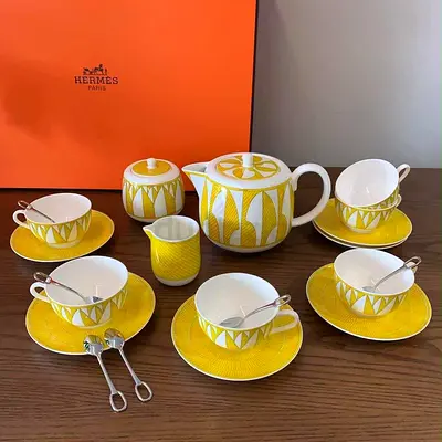 Hermes Soleil d Hermes Tea Set
