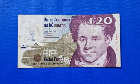 1994 Ireland 20 Pounds Banknote