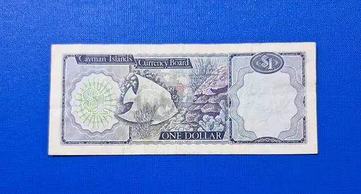 1985 Cayman Island 1 Dollar Banknote