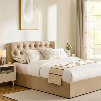 Customised Brand New Luxury Queen Size Bed, Hydraulic Storage Can be Installed