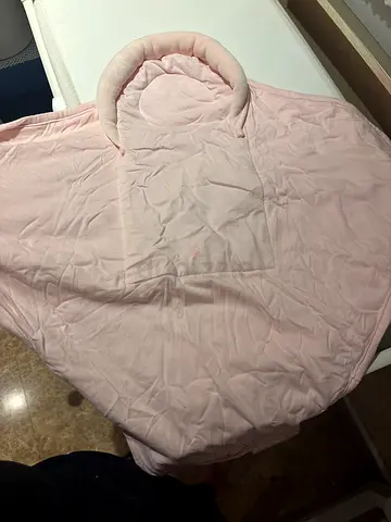 Light Pink Padded Baby swaddle Cover